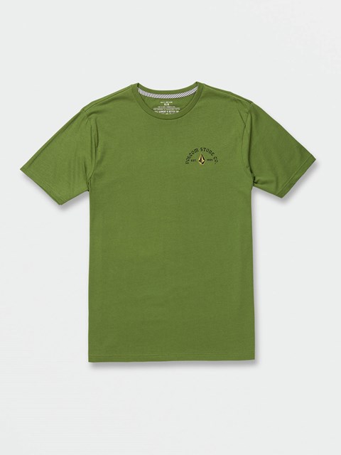 Volcom Archer Krátké Sleeve Tee Mossstone | 491632-WHB