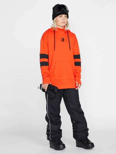 Volcom Banded Hoodie Oranžové | 573091-SFV