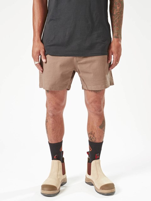 Volcom Bevel Pracovní Shorts Brindle | 315604-JDN