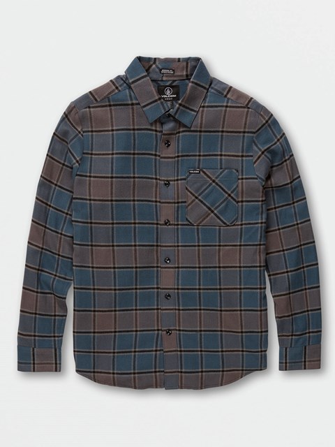 Volcom Caden Plaid Long Sleeve Flannel Blankyt | 748169-TMH