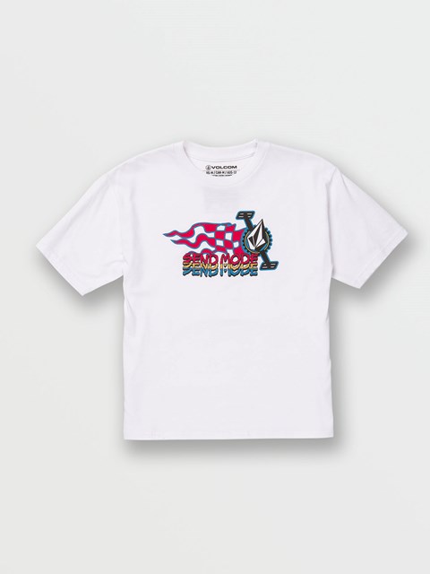Volcom Crank It Up Krátké Sleeve Tee Bílé | 173859-CTD