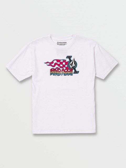 Volcom Crank It Up Krátké Sleeve Tee Bílé | 486103-EKX