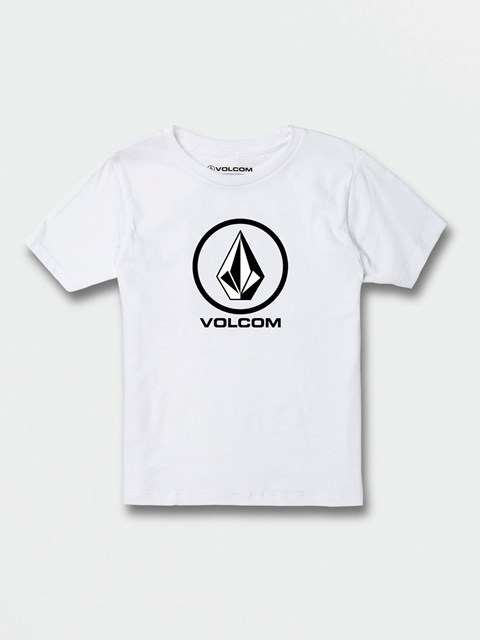 Volcom Crisp Stone Krátké Sleeve Tee Bílé | 340792-TGU