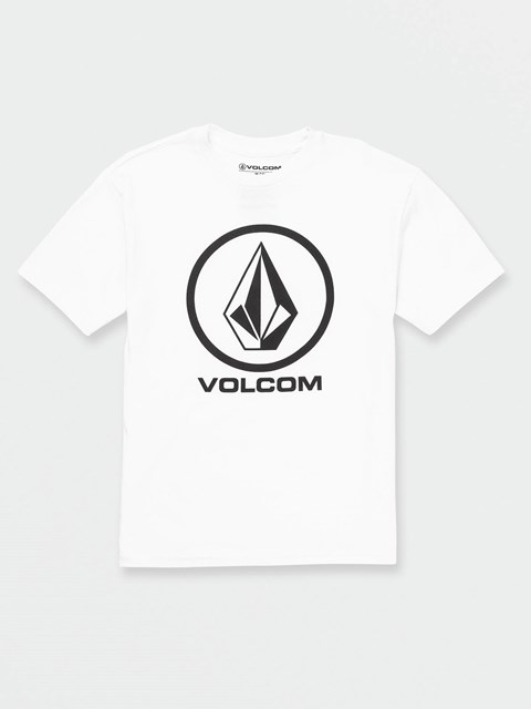 Volcom Crisp Stone Krátké Sleeve Tee Bílé | 456879-WKX