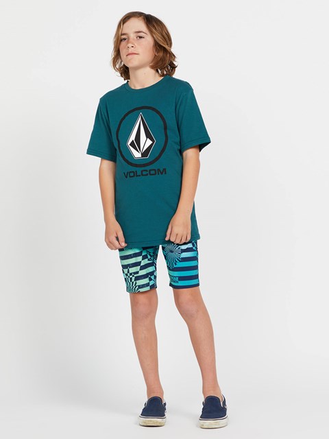 Volcom Crisp Stone Krátké Sleeve Tee Tmavě | 759026-AYF