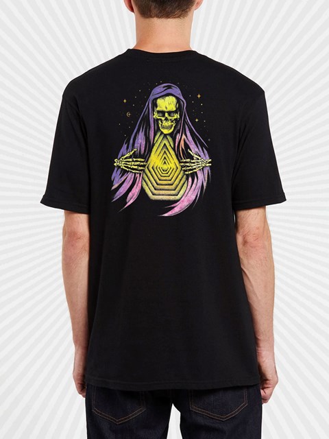 Volcom DIY'D Krátké Sleeve Tee Černé | 410865-ILH