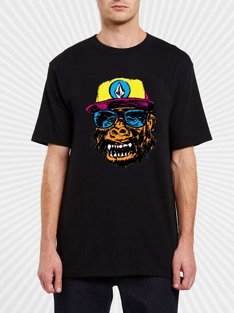 Volcom DIY'D Krátké Sleeve Tee Černé | 548623-FHJ