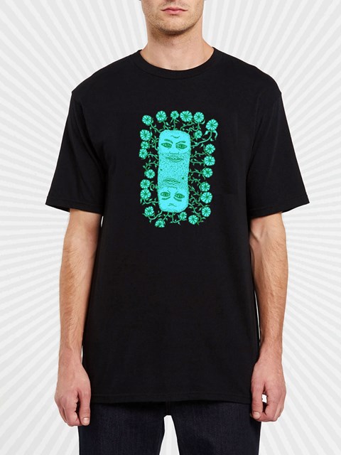 Volcom DIY'D Krátké Sleeve Tee Černé | 927168-MIZ
