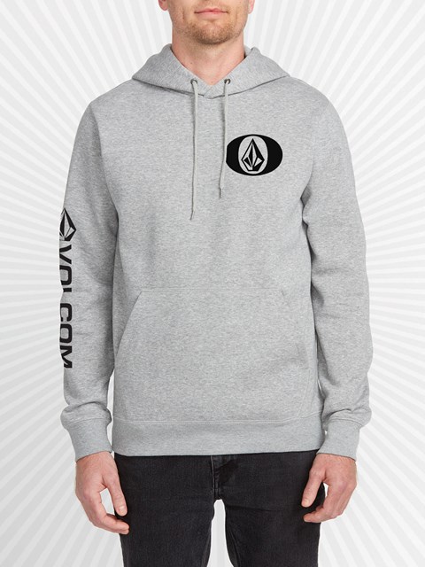 Volcom DIY'D Pullover Hoodie Šedé | 837452-FYX