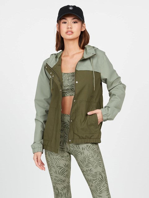 Volcom Enemy Stone Windbreaker Tmavě Maskáčové | 675132-NWL