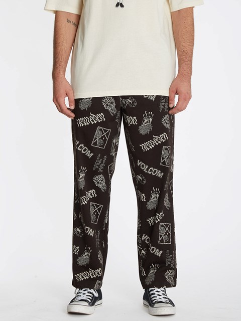 Volcom Featured Artist Vaderetro Elastic Pasem Pants Print | 740391-YZE