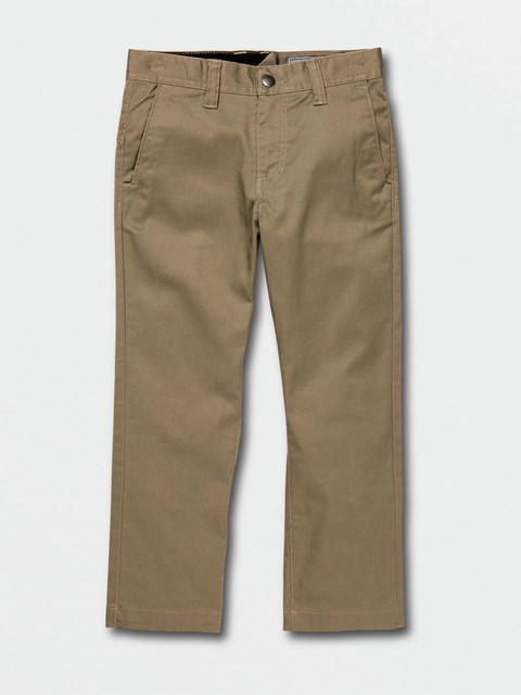Volcom Frickin Modern Stretch Pants Hnědožlutý | 824130-VZG