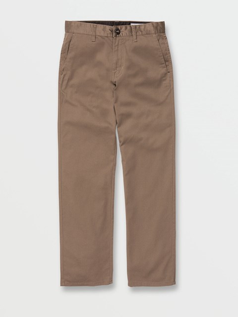 Volcom Frickin Regular Stretch Pants Mushroom | 601385-KZX