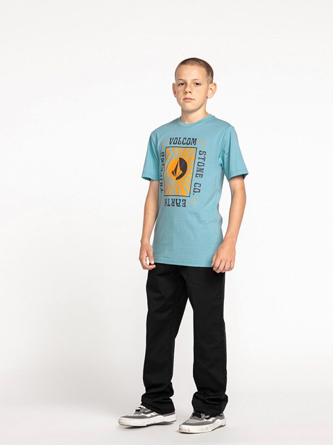 Volcom Frickin Regular Stretch Pants Černé | 710639-MUO