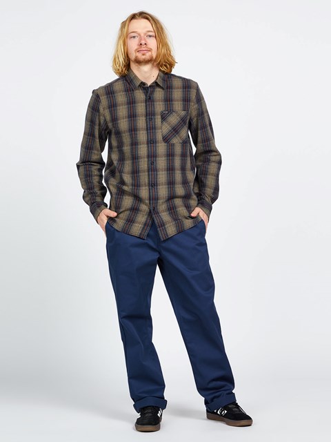 Volcom Frickin Skate Chino Pants Indigo | 378614-YEZ