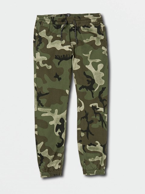 Volcom Frickin Slim Jogger Pants Army | 705684-WFK