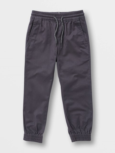 Volcom Frickin Slim Jogger Pants Charcoal | 462879-FTH