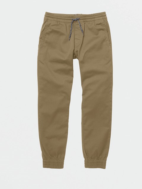 Volcom Frickin Slim Jogger Pants Hnědožlutý | 014938-IWE