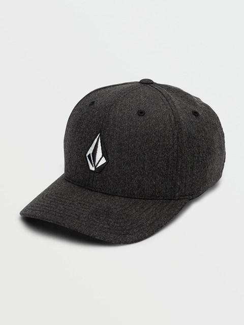 Volcom Full Stone Heather Flexfit® Hat Charcoal Heather | 243867-MVK