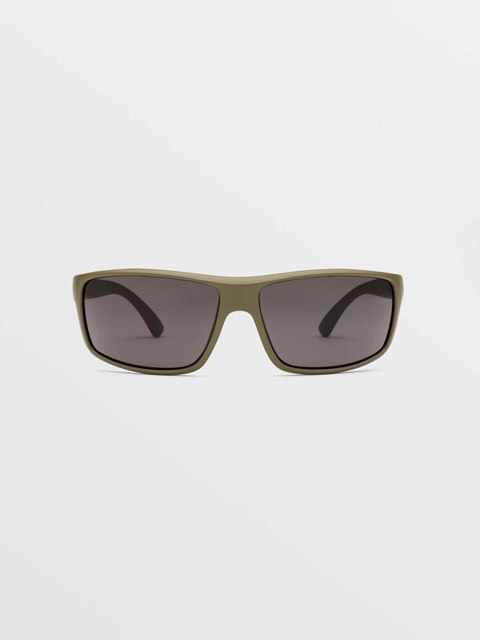 Volcom Haak Sunglasses Matte Drab / Gray | 984765-AGO
