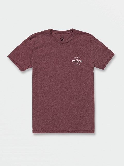 Volcom Handstamped Krátké Sleeve Tee Port Heather | 837165-BGU
