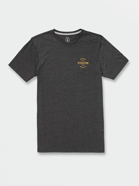 Volcom Handstamped Krátké Sleeve Tee Tmavě Černé | 213874-XIC