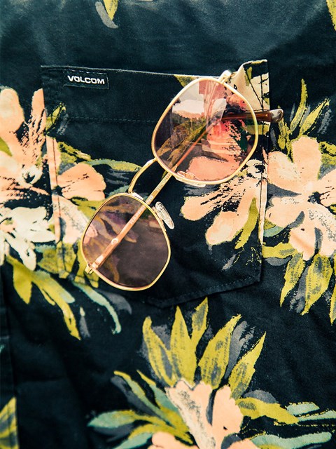 Volcom Happening Sunglasses Zlaté Růžové | 082134-MIB