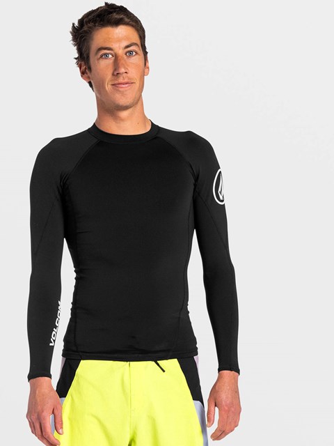 Volcom Hotainer Long Sleeve UPF 50 Rashguard Černé | 897601-CMK