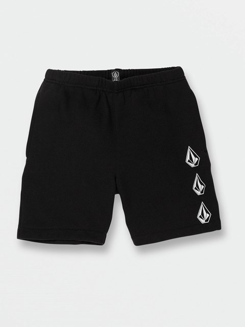Volcom Iconic Stone Fleece Shorts Černé | 014859-ZRL