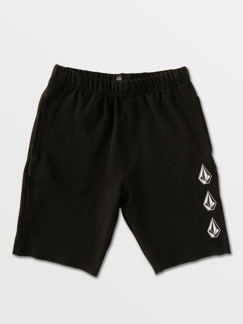 Volcom Iconic Stone Fleece Shorts Černé | 078159-JNL