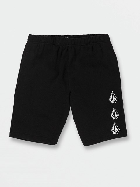 Volcom Iconic Stone Fleece Shorts Černé | 825734-XVN