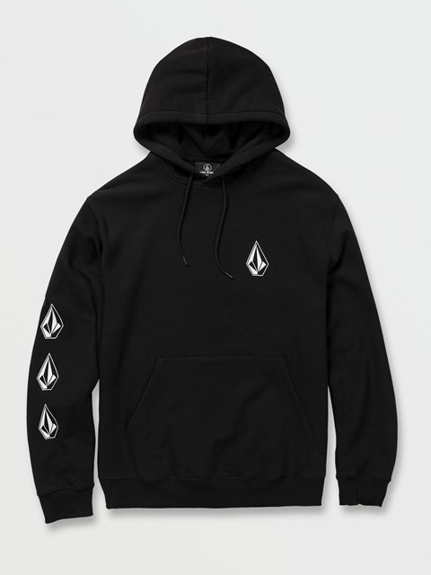 Volcom Iconic Stone Pullover Hoodie Černé | 021635-XCH