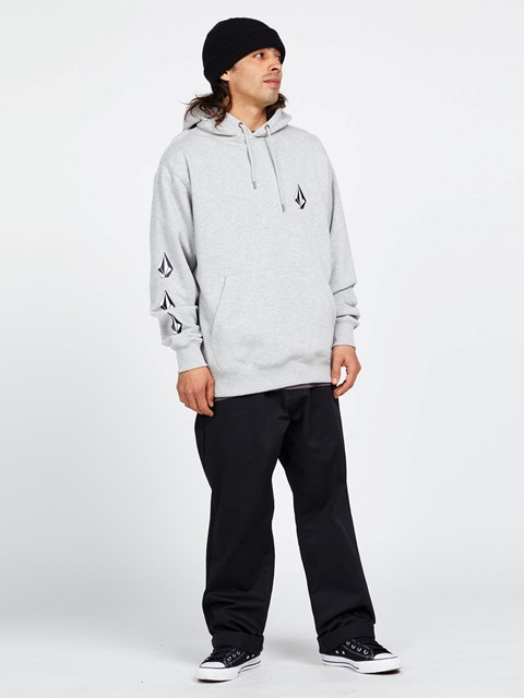Volcom Iconic Stone Pullover Hoodie Šedé | 482109-UWT