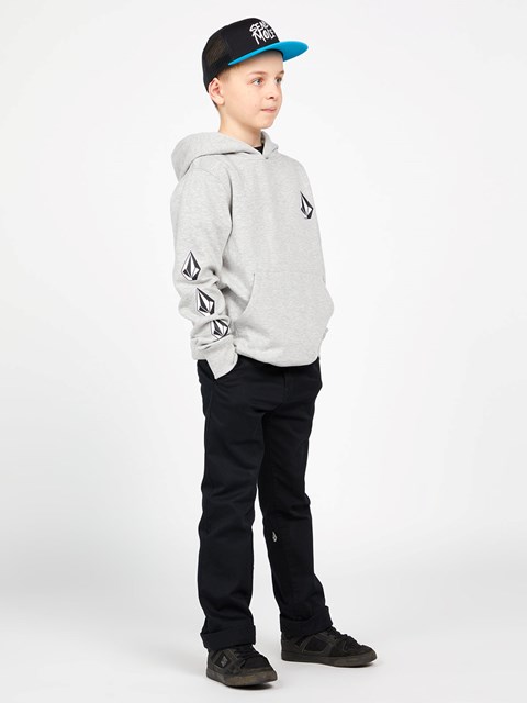 Volcom Iconic Stone Pullover Hoodie Šedé | 915823-PAK