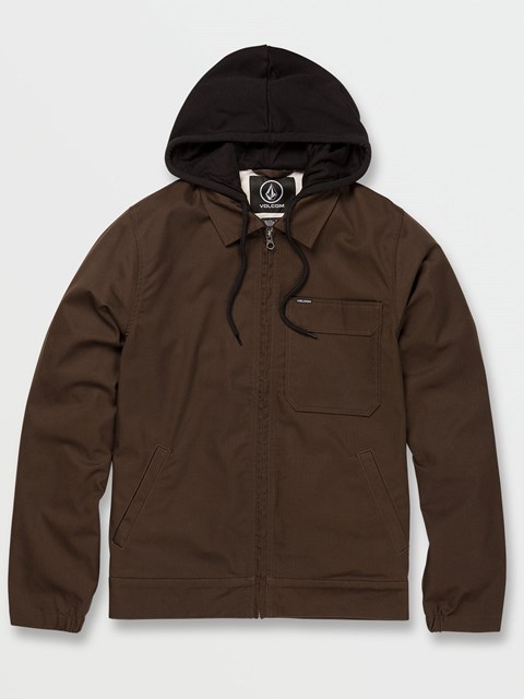 Volcom Korman Jacket Tmavě Hnědé | 486503-XSC