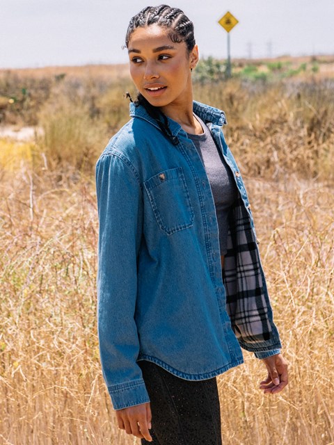 Volcom Layer Me Shacket Levandule | 508429-HVX