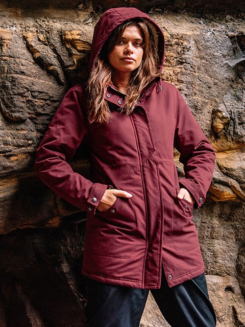 Volcom Less Is More 5K Parka Vínové | 423978-EIU