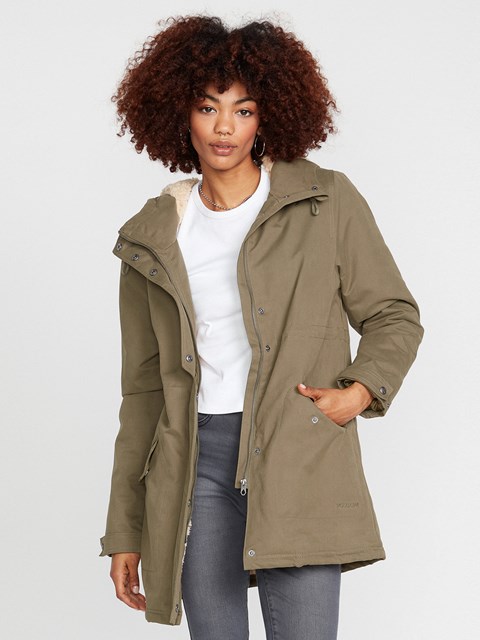 Volcom Less Is More 5K Parka Winter Moss | 830459-SVB
