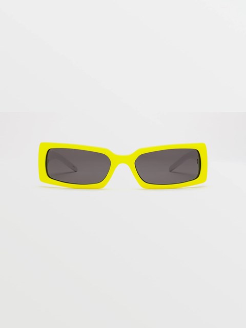 Volcom Magna Sunglasses Gloss Lime / Gray | 346895-VPD