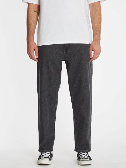 Volcom Modown Tapered Fit Jeans Černé | 096253-XQT