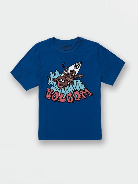 Volcom Monkey Krátké Sleeve Tee Královská Modrá | 460815-GVZ