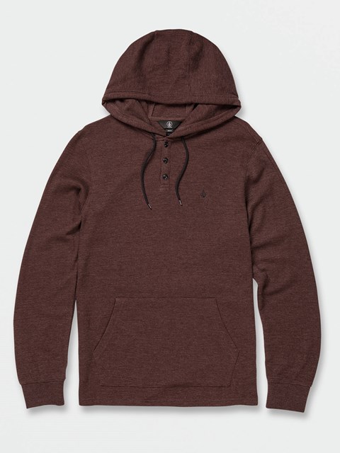 Volcom Murph Thermal Long Sleeve Shirt Mahogany | 859610-CNU