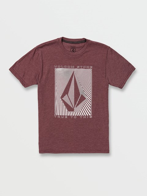 Volcom Op Box Krátké Sleeve Tee Port Heather | 104628-QUA
