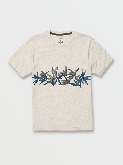 Volcom Op Leaf Krátké Sleeve Tee Bone Heather | 645938-PAY