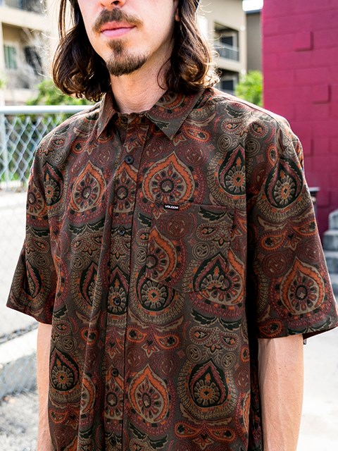 Volcom Paison Krátké Sleeve Shirt Černé | 168052-SKP