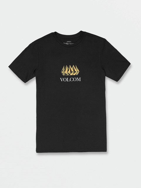 Volcom Pentastone Tech Krátké Sleeve Tee Černé | 453160-PLY