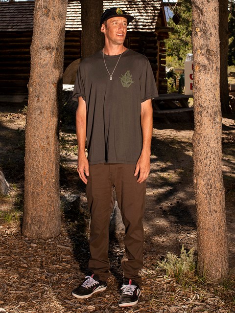 Volcom Perennial Farm To Yarn Krátké Sleeve Tee Černé | 723618-PXH
