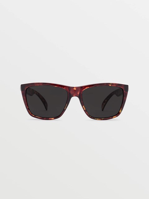 Volcom Plasm Sunglasses Gloss Sea Grass Tort / Gray | 012349-KBG
