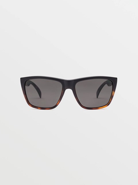 Volcom Plasm Sunglasses Matte Darkside / Gray Polar | 207516-JYF