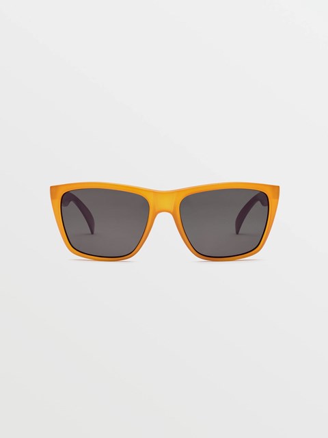 Volcom Plasm Sunglasses Matte Honey / Gray Polar | 683745-ZFC